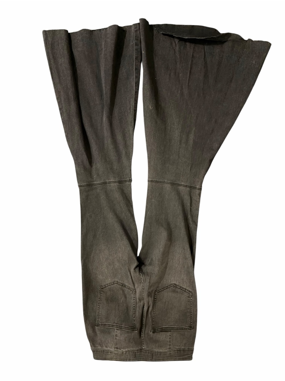 Free People Black High-Rise Flare Jeans - Picture 4 of 6